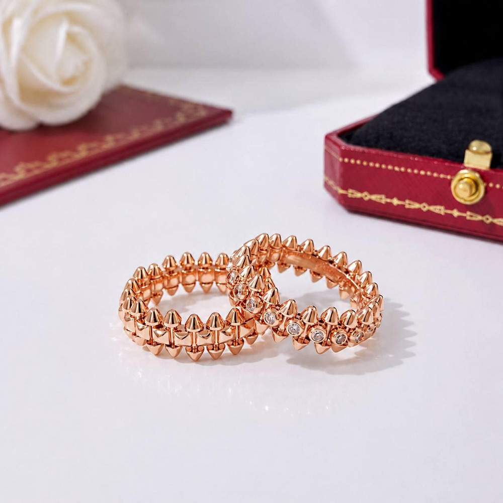 Кільце Cartier Juste un Clou ("зубчики") — покриття біле, лимонне або рожеве золото / з цирконієм або без Одеса - фото 11