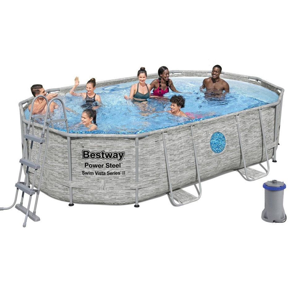 Басейн каркасний Bestway 56946K (488-305-107см), 10949 л Вінниця - фото 1