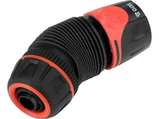 Муфта швидкоз'єднувальна з регуляцією згина YATO для водяних шлангів Ø=1/2