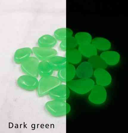 Фосфорні салатові камені в акваріум - у наборі 10штук, (розмір одного каменю 1,5-2,5 см) Київ