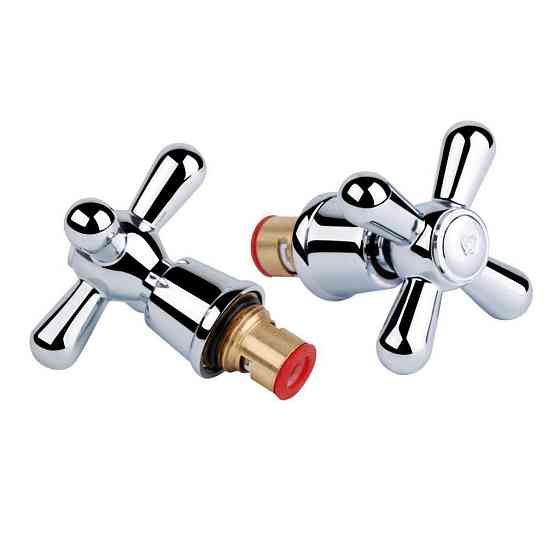 Ручки з кранбуксами для змішувача HAIBA DOMINOX (пара) Харків