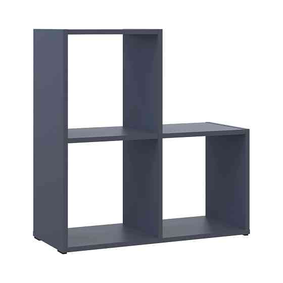 Стелаж Doros Степ 2х2 Графіт відкритий 69х28.8х71.4 (41516157) Львів