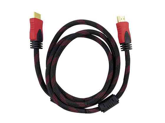 Кабель HDMI-HDMI V1.4 тканевий 1,5м ТМ Gerlax Київ