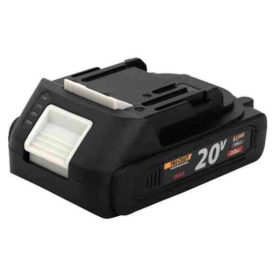 Аккумулятор 20 Вольт 2 Ач Procraft 20/2C Type-C, Аккумуляторы LI-ion высокоструйные Львов