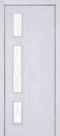 Міжкімнатні двері Оміс Соло ЗС+КР Ясень перлинний 600х2000 мм Київ