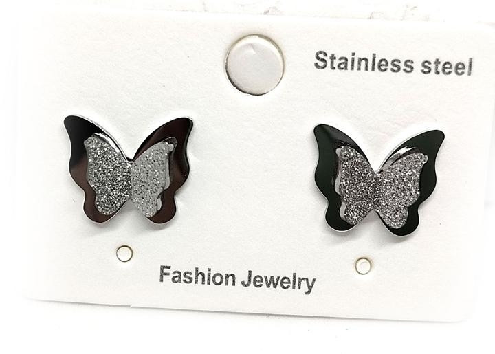 Серьги женские маленькие Бабочки Киев - изображение 1