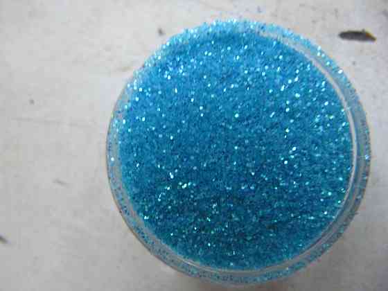 Песок для дизайна ногтей Светло голубой 2г Киев