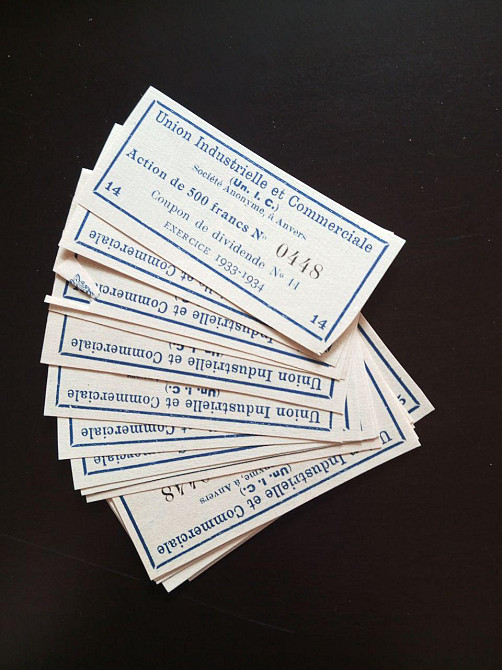 Купон облігації 1934 г Акції. (80) Полтава - фото 1