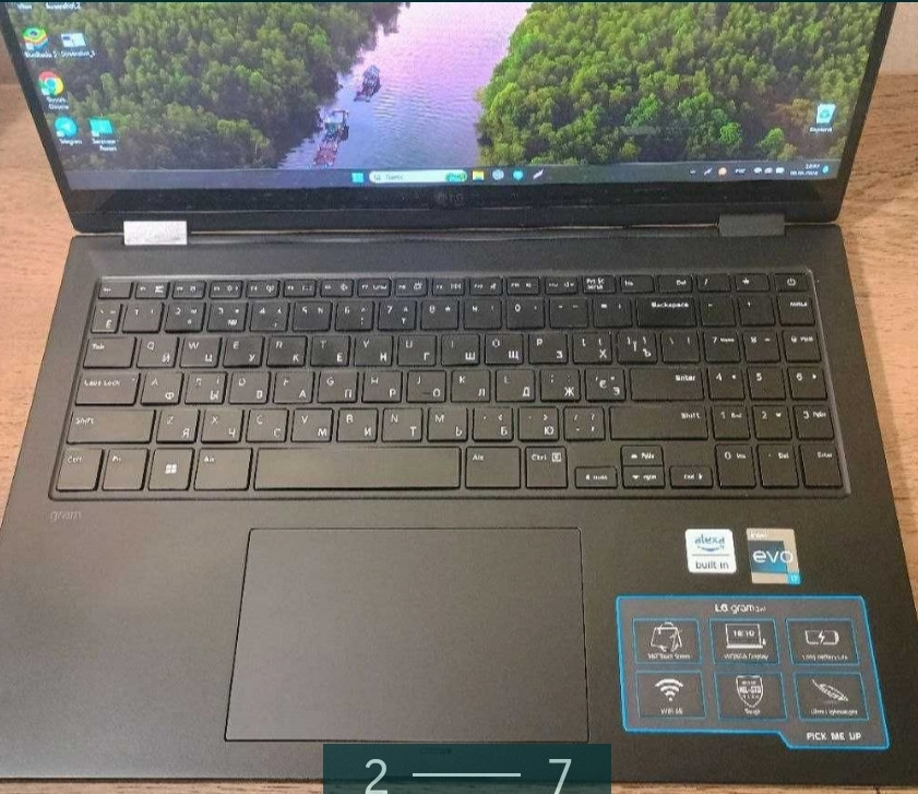 Ноутбук: LG Gram 16 16T90Q i7- 1260P 12ядер, DDR5 16/512Gb. Touch Screen Київ - фото 2