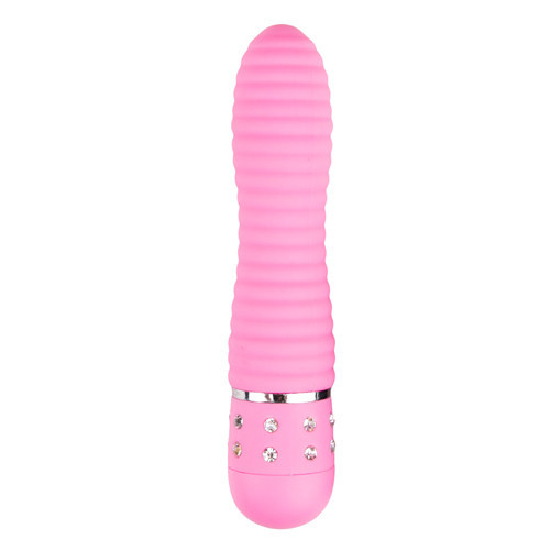 Вибратор ребристый Love Diamond Vibrator розовый, 11.4 см Sex Aura Киев - изображение 1
