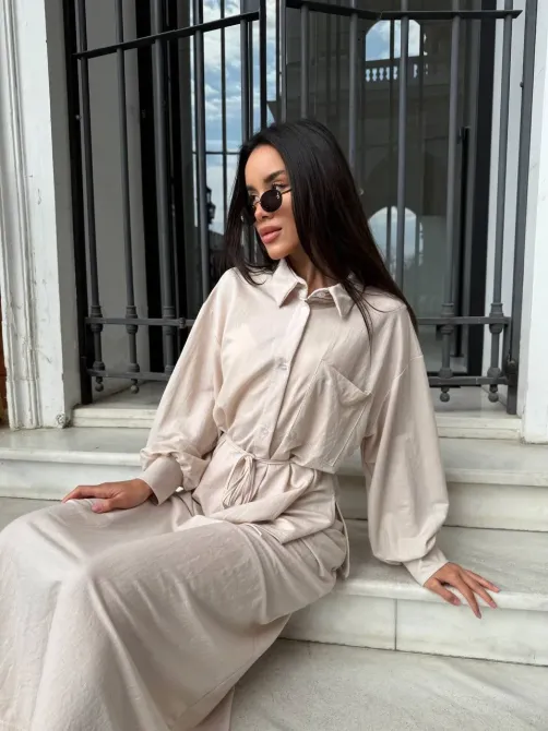 Сорочка + спідниця максі — готовий образ без зайвих думок Одеса - фото 5