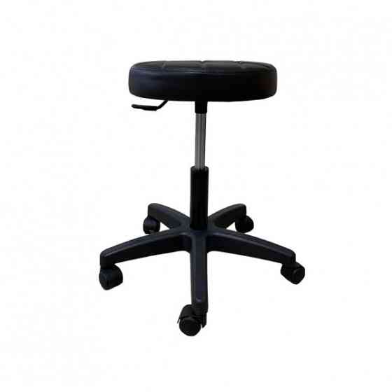 Стілець для майстра без спинки Йола на чорній ніжці Київ