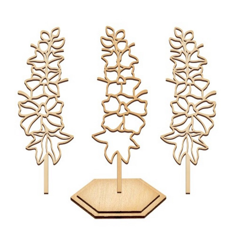 Набір для вітражного живопису за номерами "Дельфініум" FDSGK-020 Вінниця - фото 3