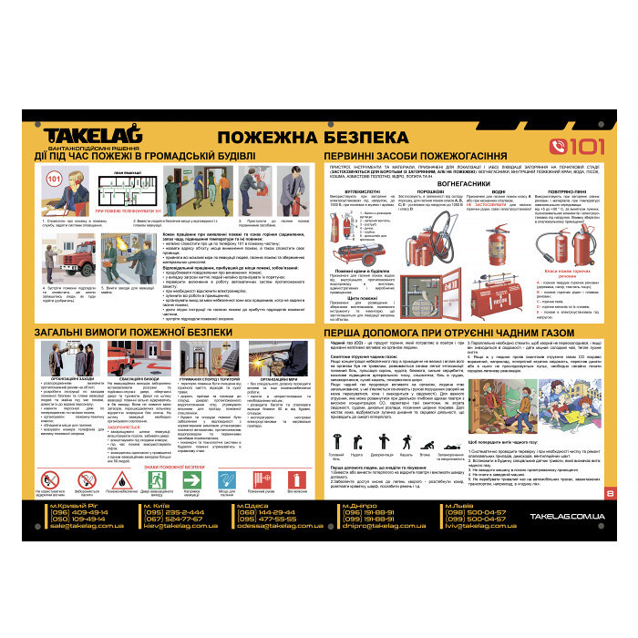 Плакаты из охраны труда и пожарной безопасности Одесса - изображение 8