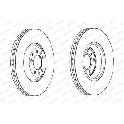 Тормозной диск FERODO DDF1274C-1 Винница