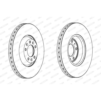Тормозной диск FERODO DDF1274C-1 Винница - изображение 1