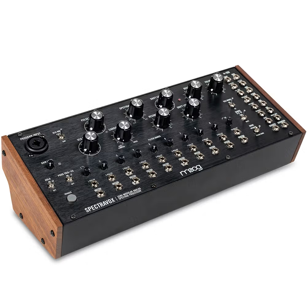 Напівмодульний аналоговий спектральний процесор MOOG Spectravox | Аналоговий вокодер, 10 CV-фільтрів, VCO, LFO, Eurorack, вихід Київ - фото 2