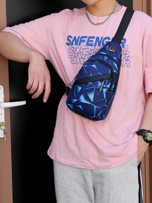 Сумка тактическая через плечо черно-коричневая - размер сумки 31*16*8см, 2 кармана спереди и 1 внутри, Унисекс Киев - изображение 8