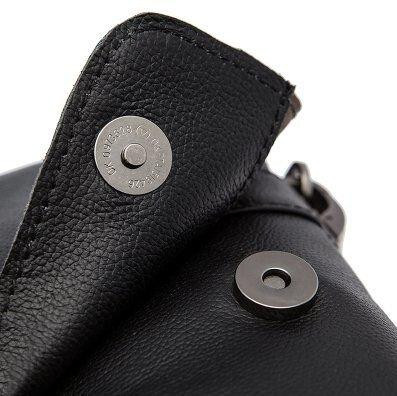 Кожаный мужской мессенджер Vintage 14884 Черный Киев - изображение 8