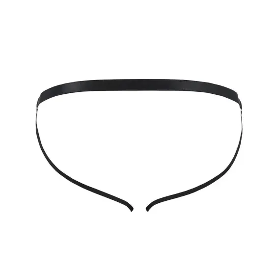 Чоловічі відкриті сліпи Passion 034 OPEN LUKE XXL/XXXL Black, екошкіра Львов