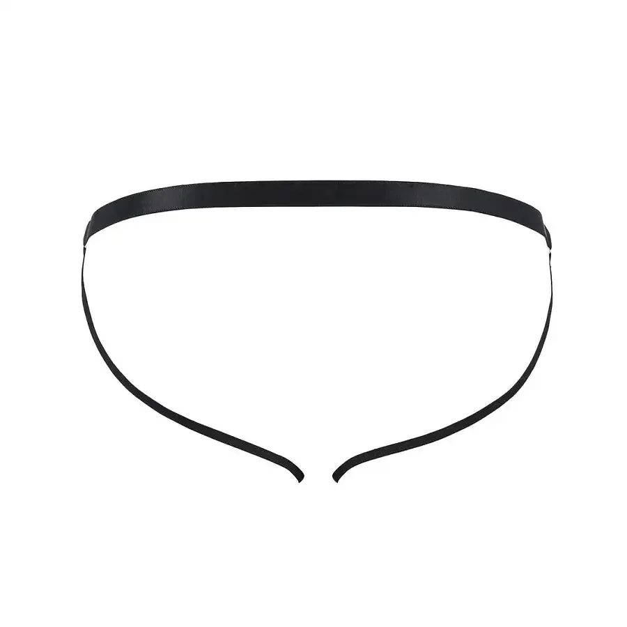 Чоловічі відкриті сліпи Passion 034 OPEN LUKE XXL/XXXL Black, екошкіра Львов - изображение 6