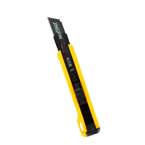 Нож канцелярский 18мм сегментированное лезвие, усиленный корпус, Jingpin, цвета Киев - изображение 3