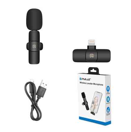 Микрофон беспроводной Lightning цифровой 2.4ГГц айфон Puluz PU3083B Киев