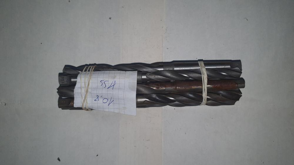 Сверло с коническим хвостовиком 10.8 мм. HSS. СССР. Харьков - изображение 1