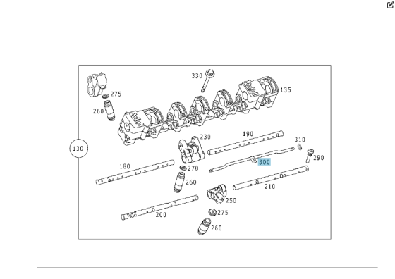 Mercedes-Benz  A1370500085 Маслопровід лівої ГБЦ двигуна M137 Одеса