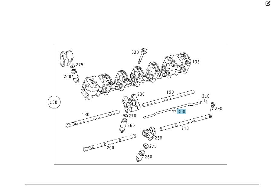 Mercedes-Benz  A1370500085 Маслопровід лівої ГБЦ двигуна M137 Одеса - фото 2