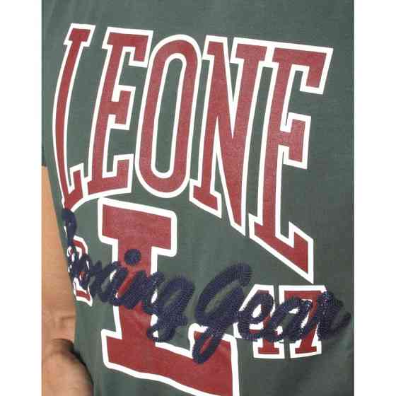Футболка Leone Forest Green мужская размер L стильная спортивная футболка Leone зеленого цвета Київ