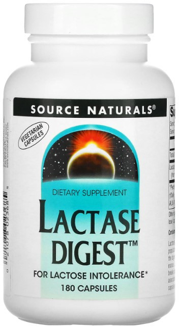 Лактаза Source Naturals Lactase Digest 180 капсул Киев - изображение 1