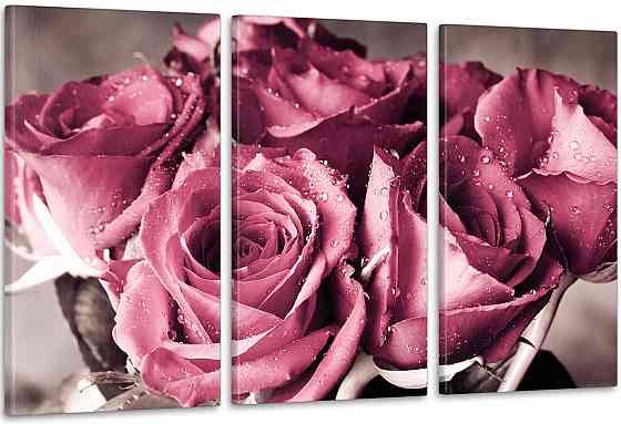 Модульна картина Троянди Букет Аrt-118_3А Київ