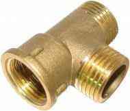 Тройник 1/2'' внутр/наруж/наруж Украина, латунь Харьков