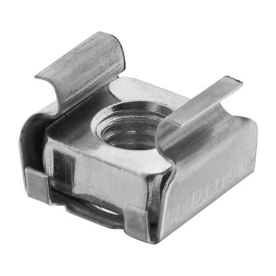 Гайки, шайби, накрутки, Гайка-вставка Сріблястий, Метал, Розміри (мм): T-13.4x13.4 H-10.3 M-6. Марка Київ