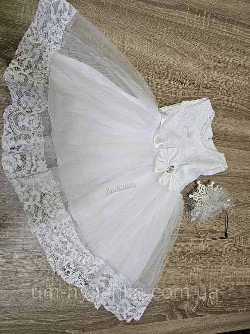 Детское нарядное платье Снежинка-Кружево 80-98 Кривой Рог - изображение 9