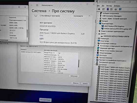 Игровой Ноутбук ASUS ROG Strix RTX 3070 Киев