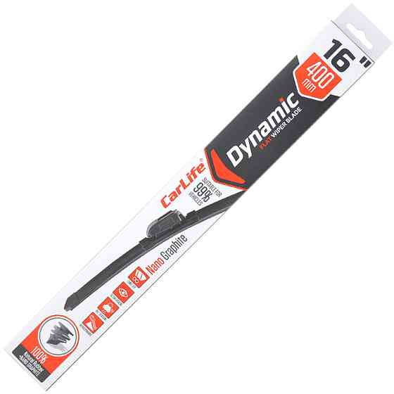 Безкаркасна щітка CarLife DYNAMIC 16/400мм Киев