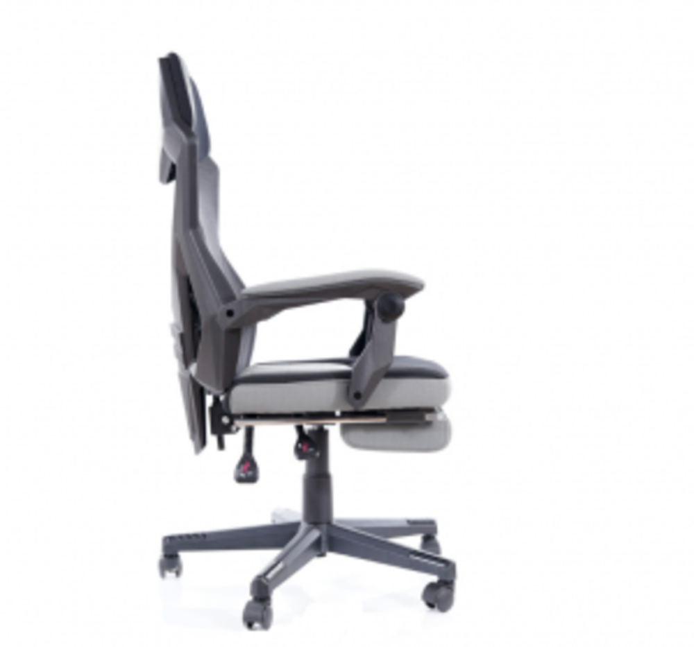 Крісло поворотне Q-939 чорне/сіре Днепр - изображение 9