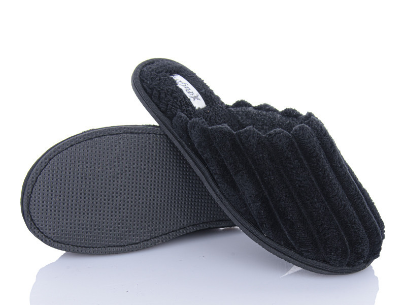 Хатні капці підліткові хлопчик чорні PaGo вельвет 37 Одеса - фото 6