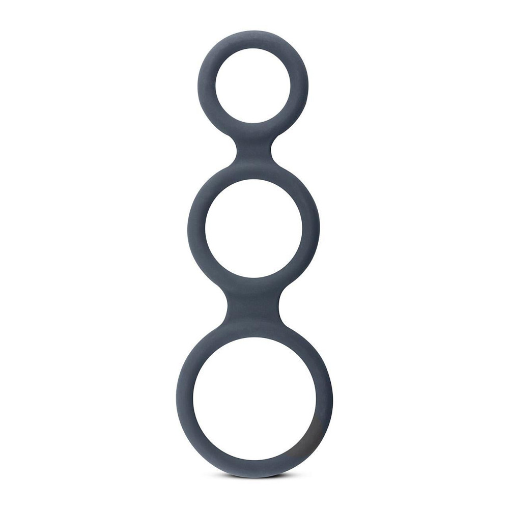 Потрійне ерекційне кільце Boners Triple Ring, діаметр 2,6; 3,3 та 3,8 см Sex Aura Київ - фото 1