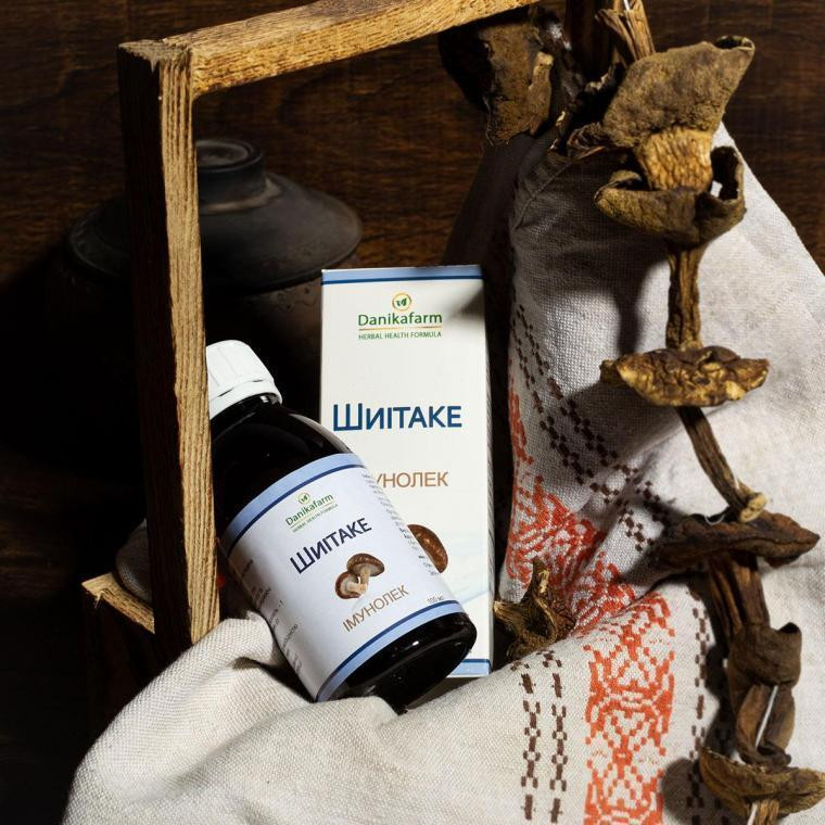 Натуральная добавка ДаникаФарм БАЖ Шиитаке Иммунолек 100 мл Киев - изображение 1