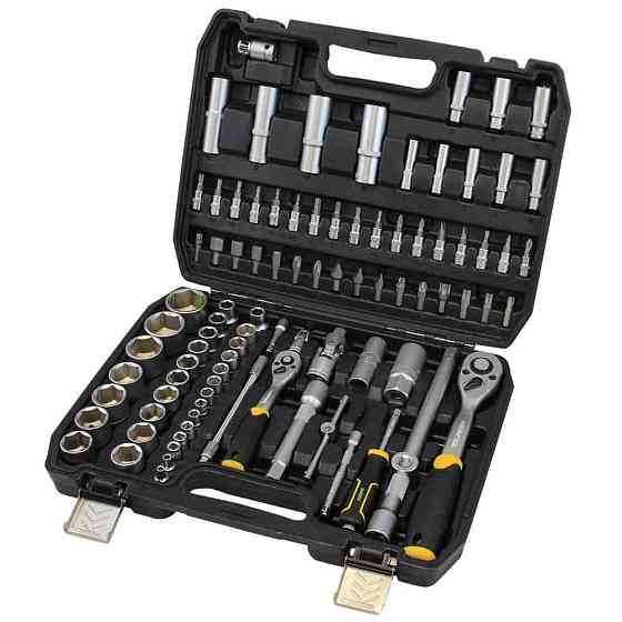 Набір насадок торцевих і біт 1/4", 1/2" 94шт CrV mid SIGMA (6003761) Київ