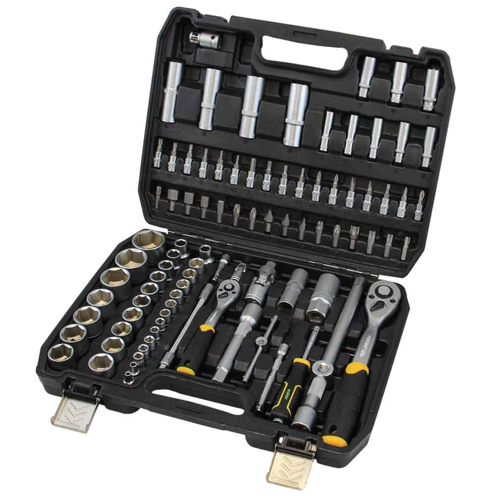 Набір насадок торцевих і біт 1/4", 1/2" 94шт CrV mid SIGMA (6003761) Київ - фото 1