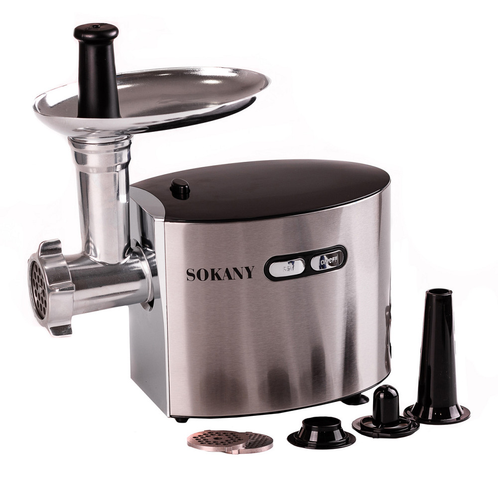 М'ясорубка Sokany SK091 для дому 2500 Вт сталь Коломия - фото 2