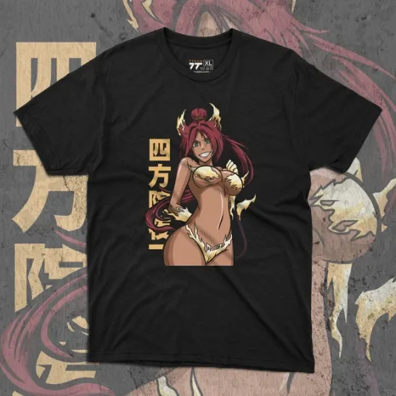 Футболка чоловіча з  принтом Блич Йоруичи Розмір 48 Дніпро