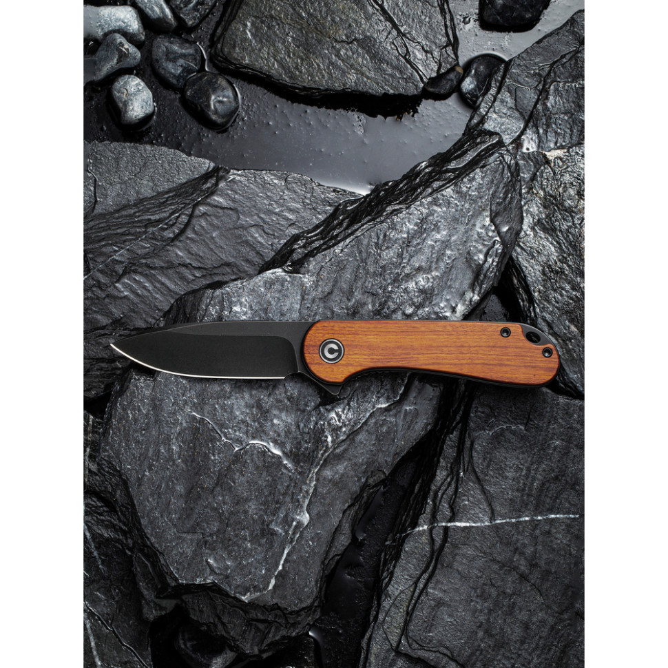 Ніж складаний кишеньковий Civivi Elementum, (7.5 см) D2 / Guibourtia Wood Киев - изображение 13
