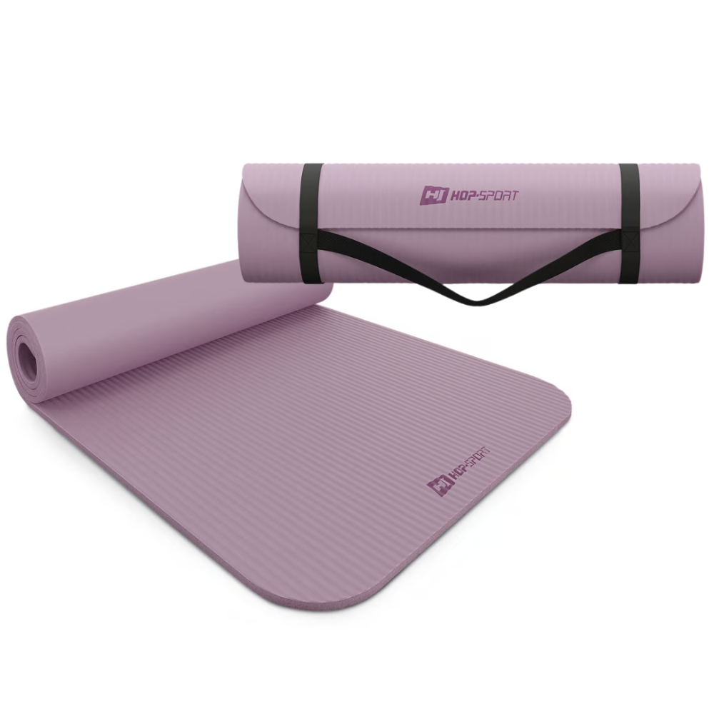 Коврик для йоги Hop-Sport HS-NB010GM NBR 1см лавандовий Київ - фото 6