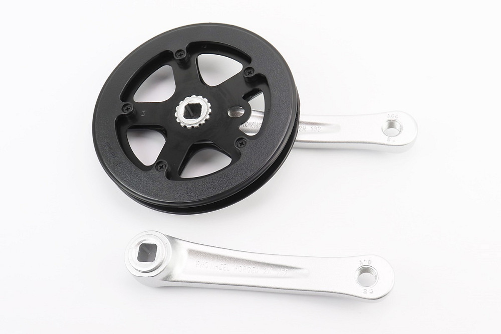 Шатуни "квадрат" 152мм, 36T CHILD, алюмінієві, чорно-сірі PRO-Q36PP Киев - изображение 2