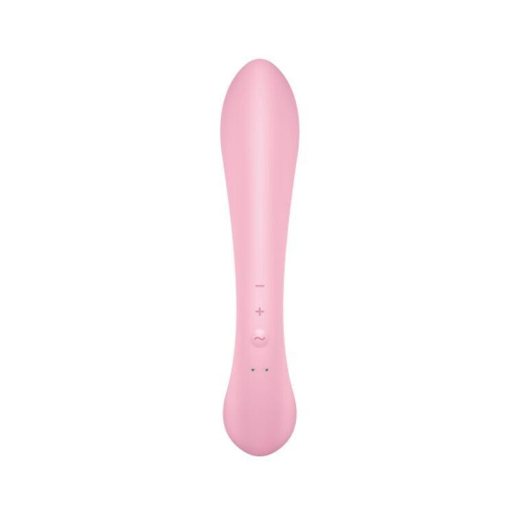Двосторонній вібратор-кролик Satisfyer Triple Oh Pink (м'яте паковання!!!) Sex Aura Київ - фото 4